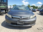 2012 Honda Civic Lx Gray vin: 19XFB2F52CE084644