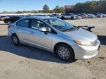 2012 Honda Civic Lx Silver vin: 19XFB2F52CE091576