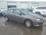 2012 Honda Civic Lx Gray vin: 19XFB2F52CE102785