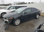 2012 Honda Civic Lx Black vin: 19XFB2F52CE313792