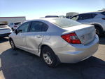 2012 Honda Civic Lx Silver vin: 19XFB2F52CE335694