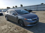 2012 Honda Civic Lx Gray vin: 19XFB2F52CE340457