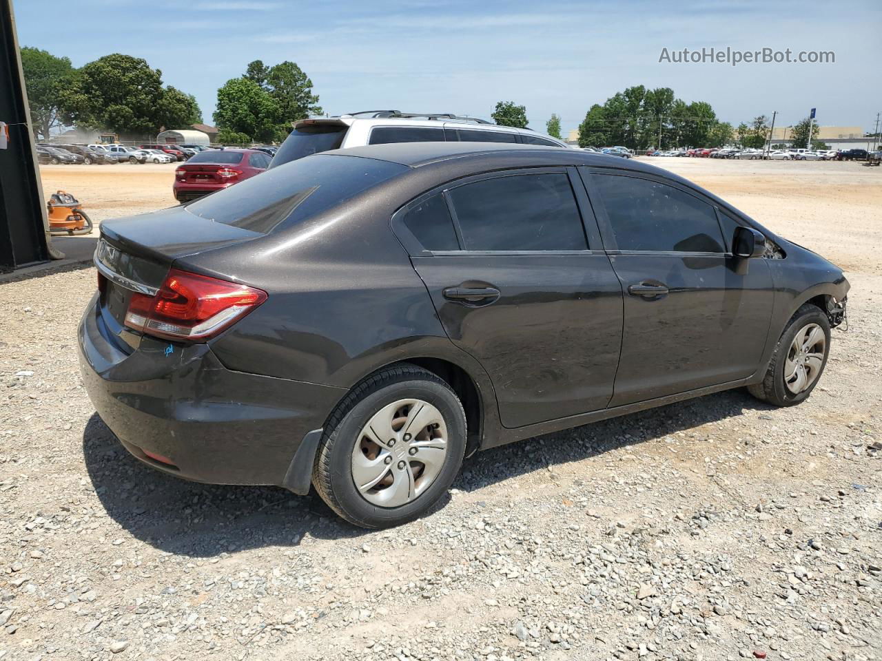 2013 Honda Civic Lx Charcoal vin: 19XFB2F52DE057266