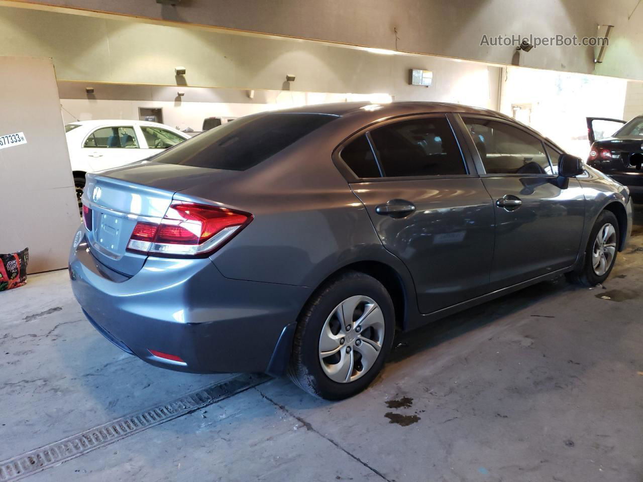 2013 Honda Civic Lx Gray vin: 19XFB2F52DE067506