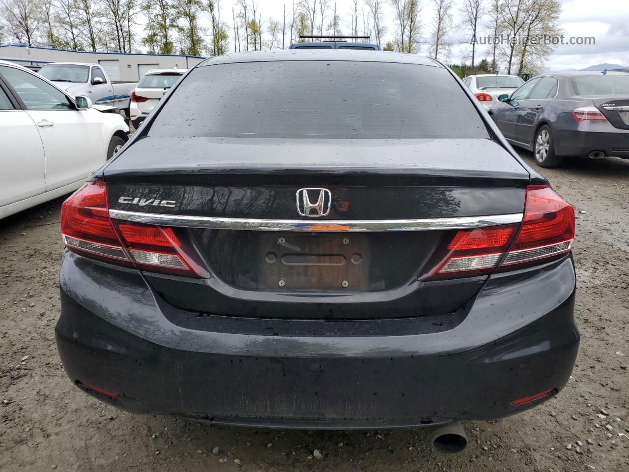 2013 Honda Civic Lx Черный vin: 19XFB2F52DE241445