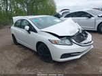 2013 Honda Civic Lx White vin: 19XFB2F52DE252770