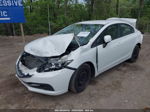 2013 Honda Civic Lx White vin: 19XFB2F52DE252770