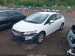 2014 Honda Civic Lx White vin: 19XFB2F52EE013902