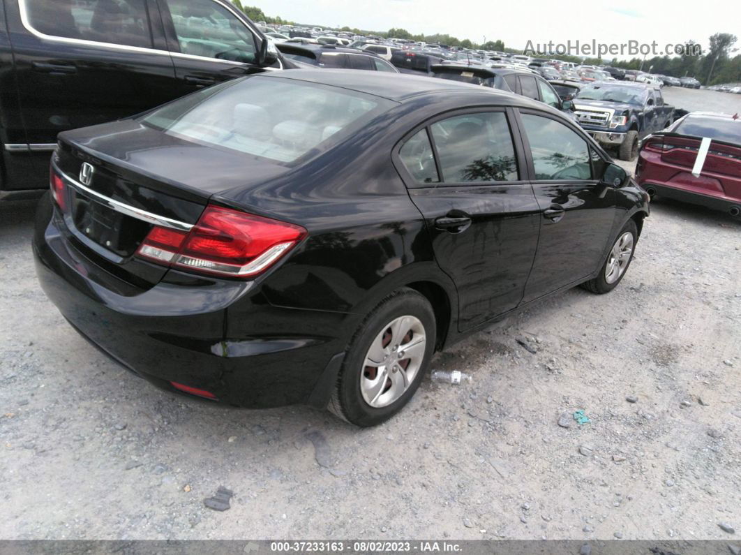 2014 Honda Civic Sedan Lx Black vin: 19XFB2F52EE038430