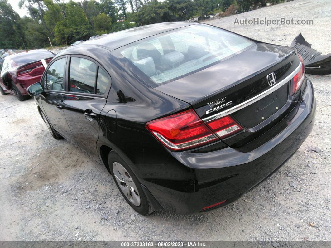 2014 Honda Civic Sedan Lx Black vin: 19XFB2F52EE038430