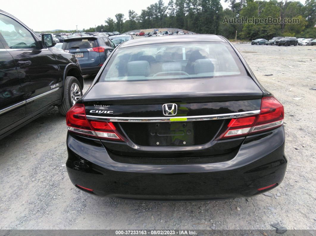 2014 Honda Civic Sedan Lx Black vin: 19XFB2F52EE038430