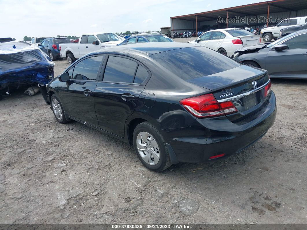 2014 Honda Civic Lx Black vin: 19XFB2F52EE070326