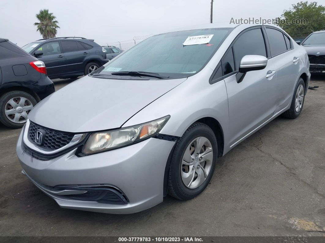 2014 Honda Civic Lx Silver vin: 19XFB2F52EE212495