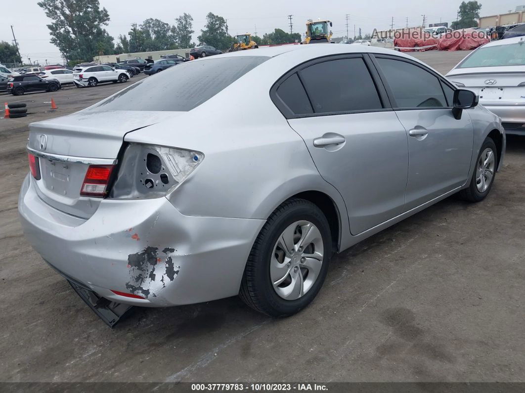 2014 Honda Civic Lx Silver vin: 19XFB2F52EE212495