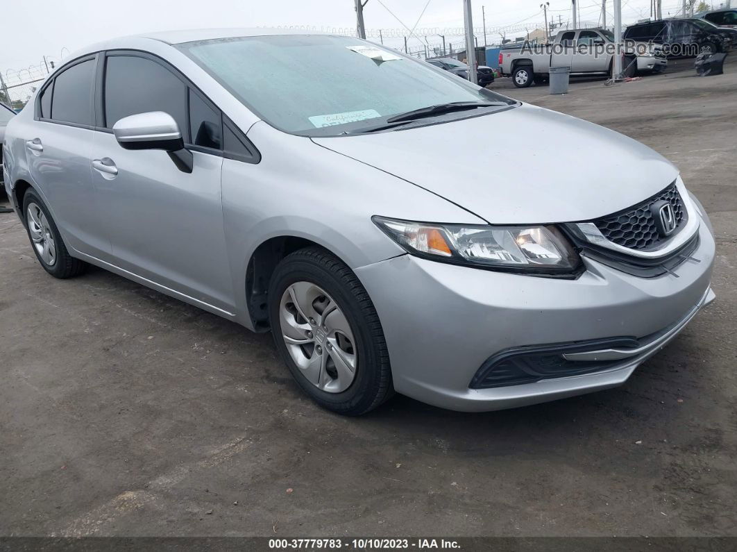 2014 Honda Civic Lx Silver vin: 19XFB2F52EE212495