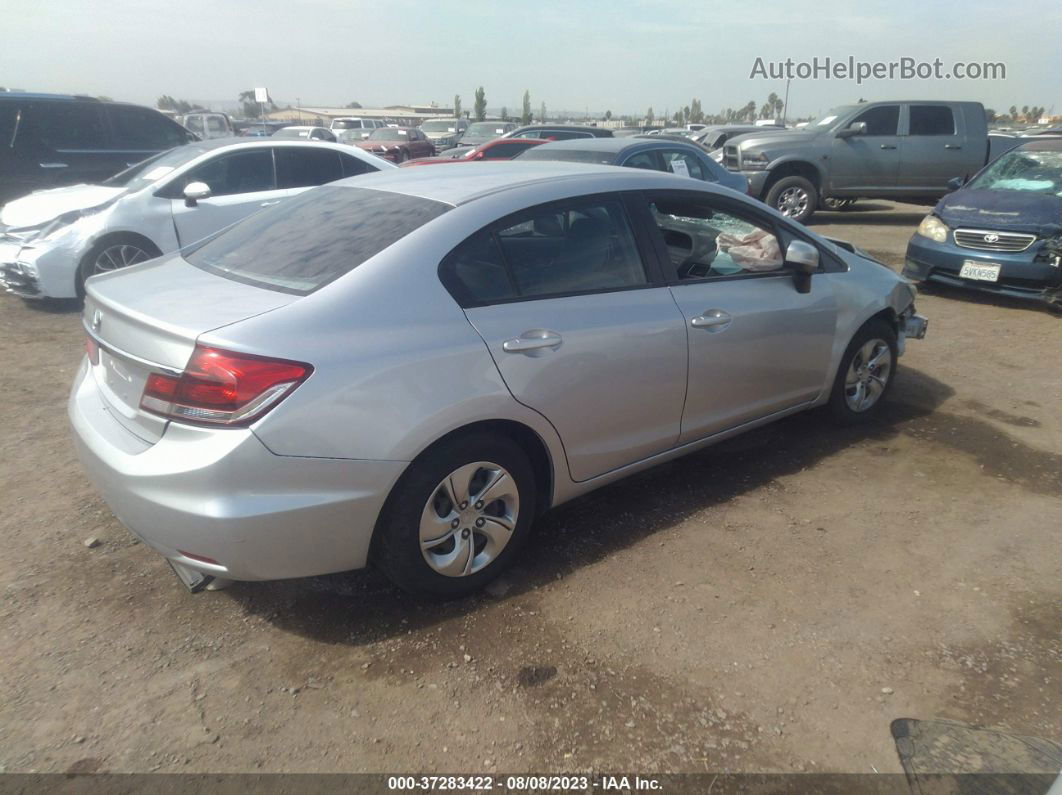 2014 Honda Civic Sedan Lx Silver vin: 19XFB2F52EE214750