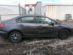 2014 Honda Civic Lx Gray vin: 19XFB2F52EE218023