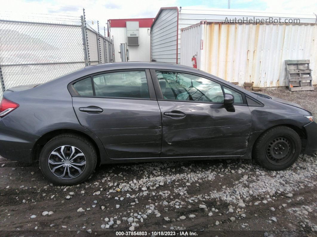 2014 Honda Civic Lx Gray vin: 19XFB2F52EE218023