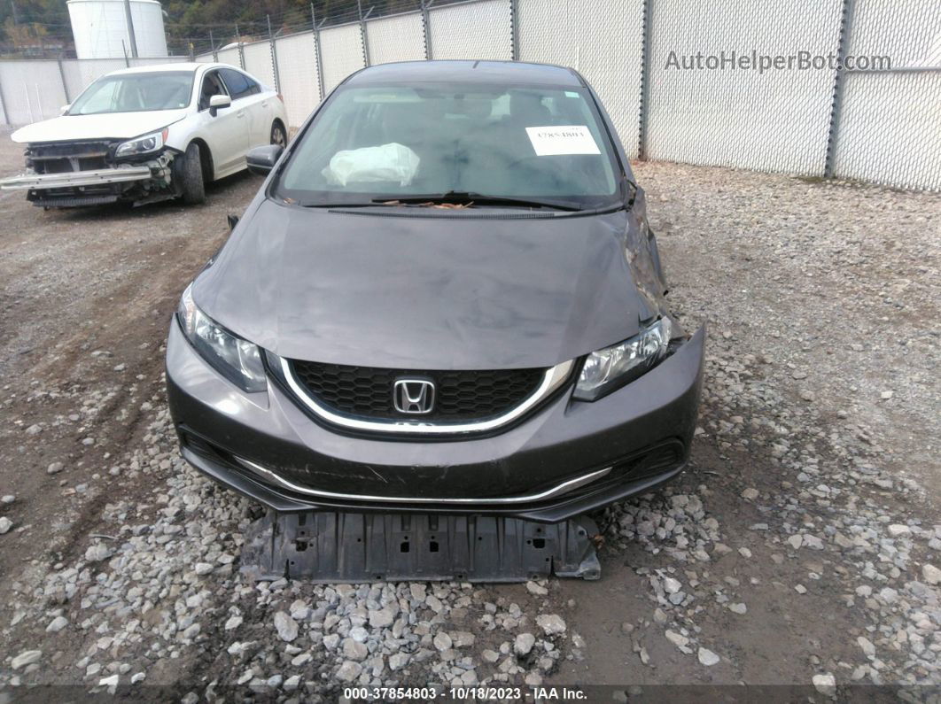 2014 Honda Civic Lx Gray vin: 19XFB2F52EE218023