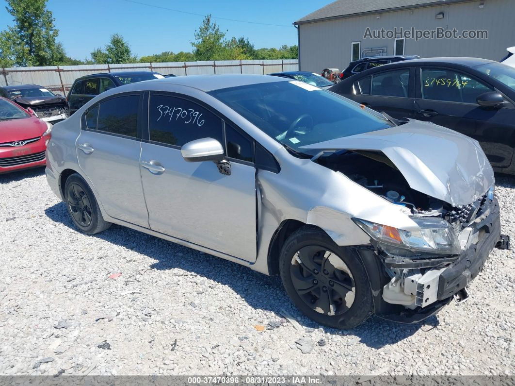 2014 Honda Civic Sedan Lx Silver vin: 19XFB2F52EE251510