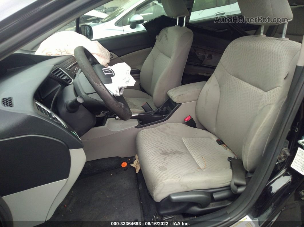 2014 Honda Civic Sedan Lx Черный vin: 19XFB2F52EE251555