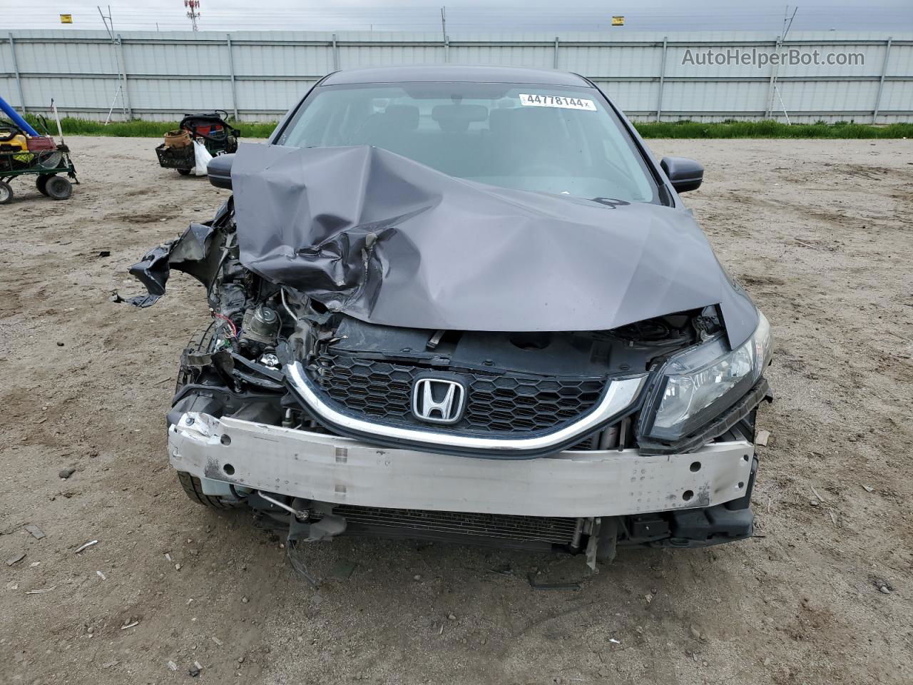 2014 Honda Civic Lx Серый vin: 19XFB2F52EE271627