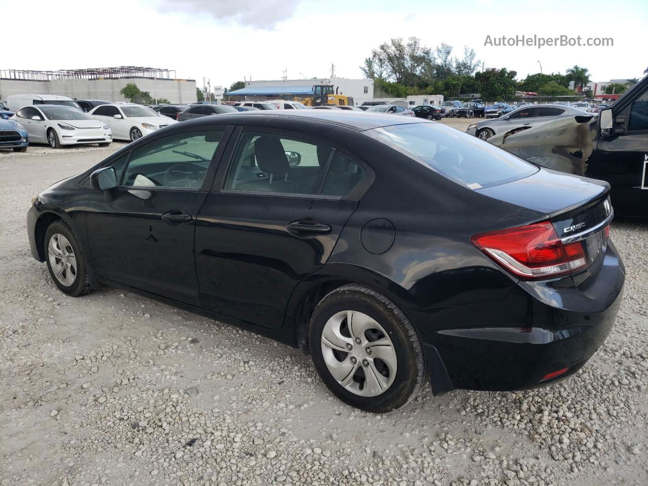 2015 Honda Civic Lx Black vin: 19XFB2F52FE057948