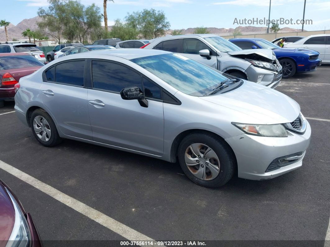 2015 Honda Civic Sedan Lx Silver vin: 19XFB2F52FE061207