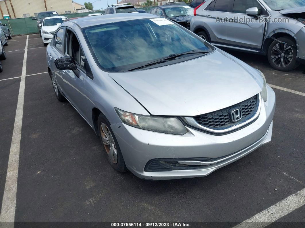 2015 Honda Civic Sedan Lx Silver vin: 19XFB2F52FE061207