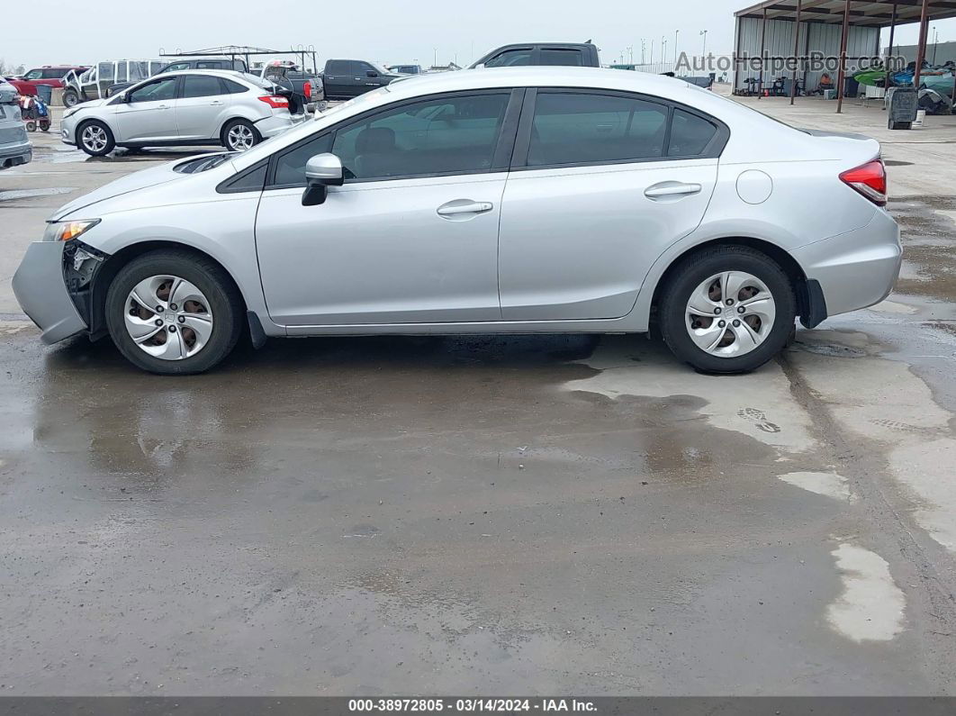 2015 Honda Civic Lx Серебряный vin: 19XFB2F52FE076144