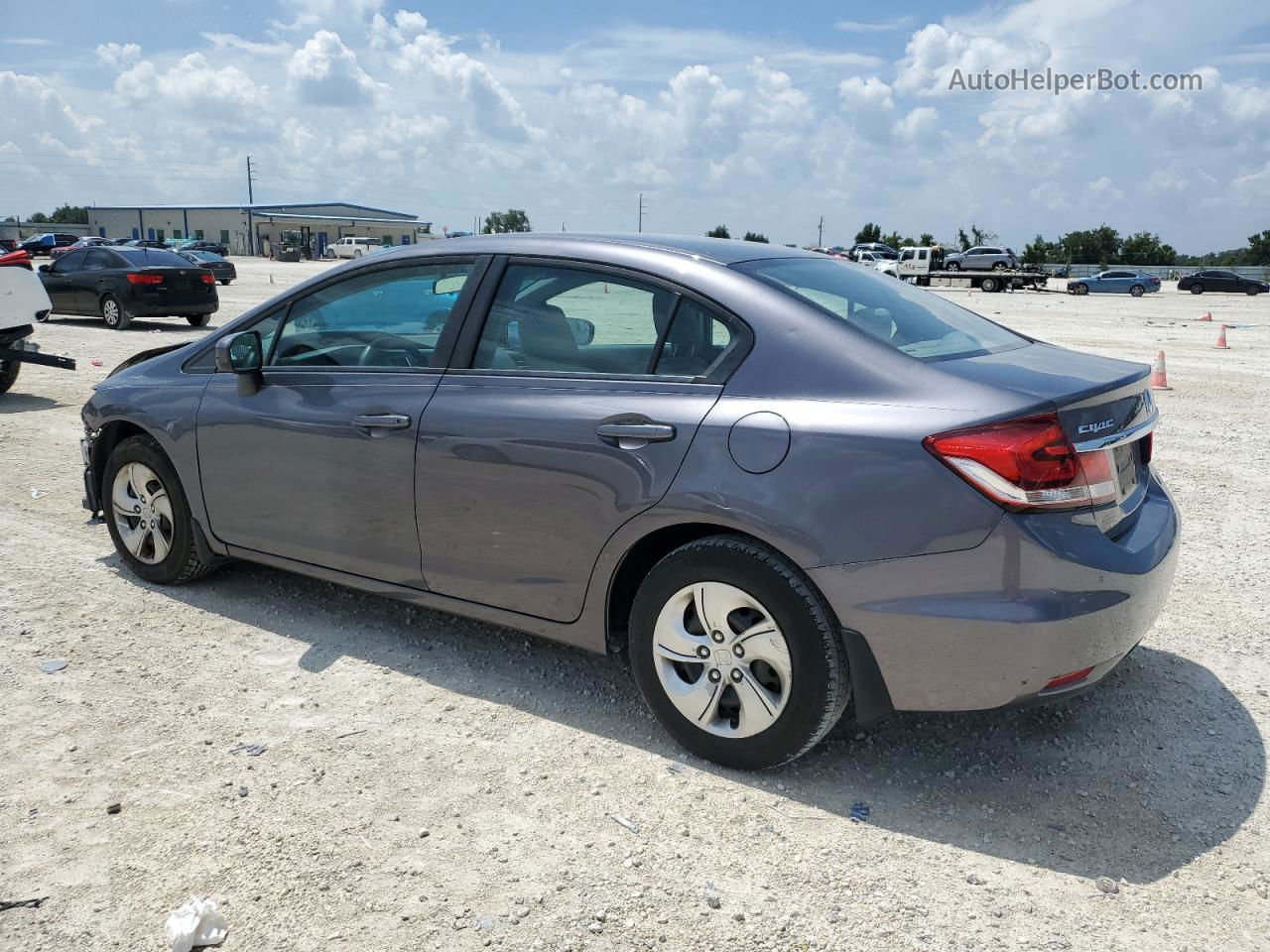 2015 Honda Civic Lx Gray vin: 19XFB2F52FE079786