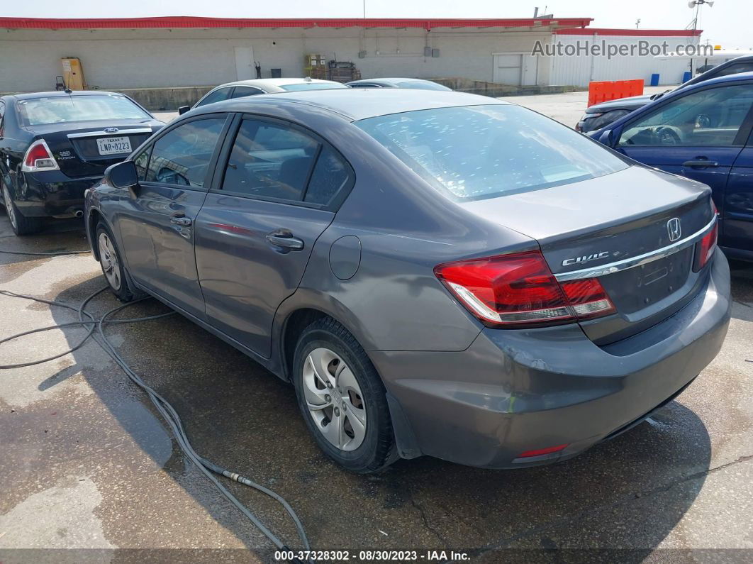 2015 Honda Civic Sedan Lx Gray vin: 19XFB2F52FE092215