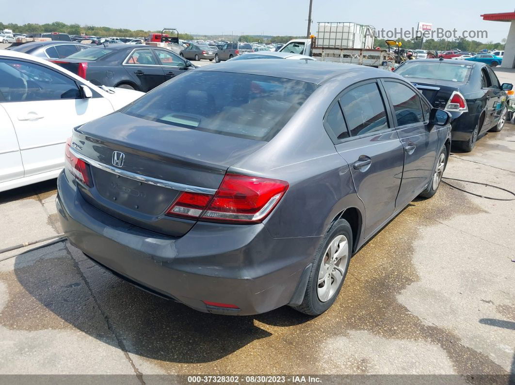 2015 Honda Civic Sedan Lx Gray vin: 19XFB2F52FE092215