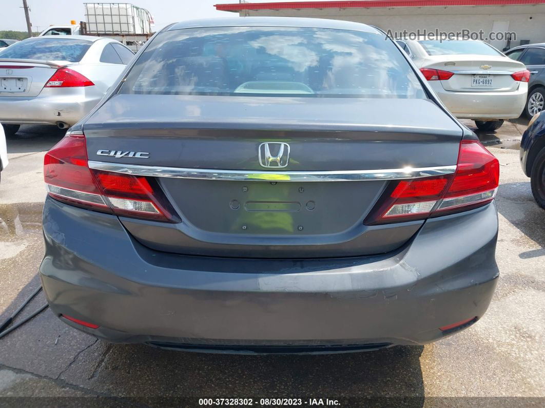 2015 Honda Civic Sedan Lx Gray vin: 19XFB2F52FE092215