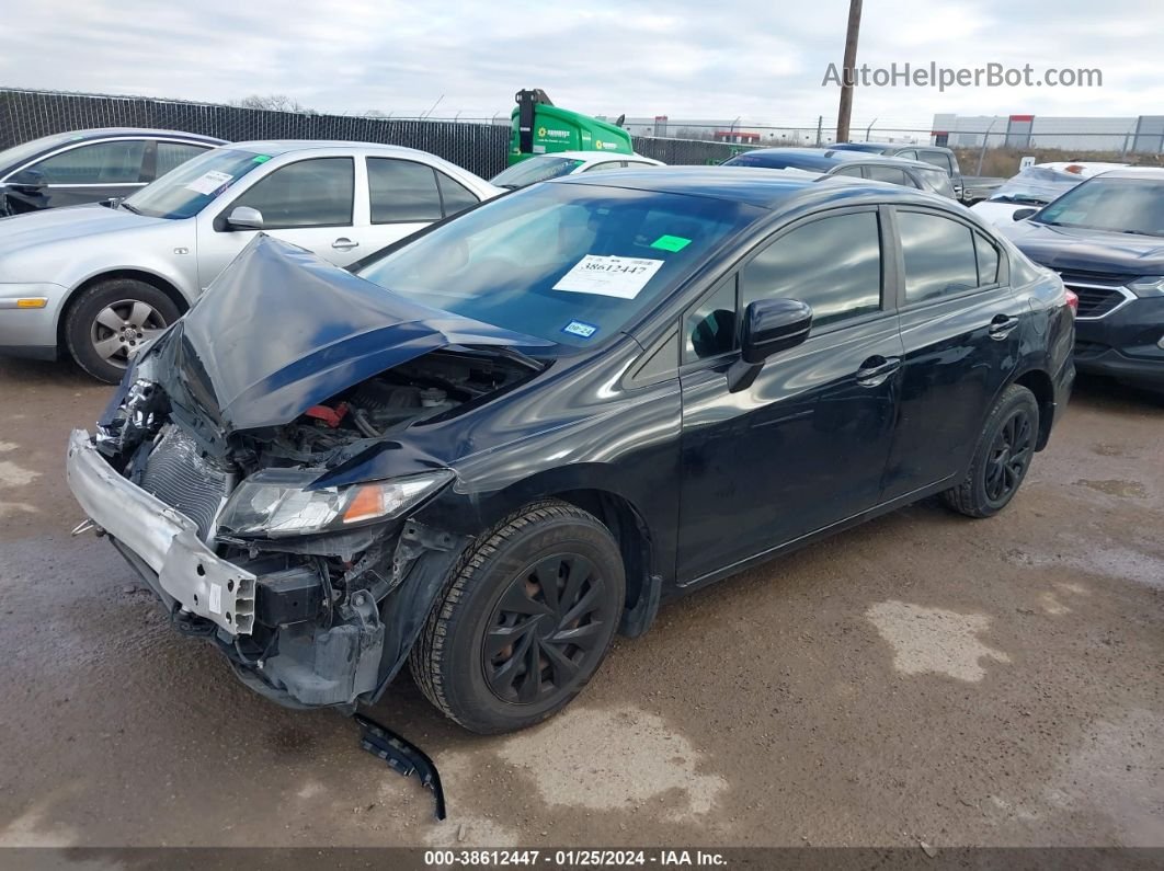 2015 Honda Civic Lx Black vin: 19XFB2F52FE101902