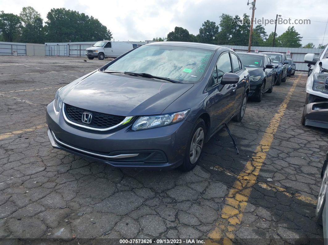 2015 Honda Civic Sedan Lx Gray vin: 19XFB2F52FE224910