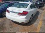 2015 Honda Civic Lx White vin: 19XFB2F52FE257860