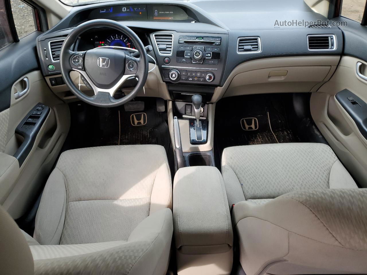 2015 Honda Civic Lx Бордовый vin: 19XFB2F52FE269345