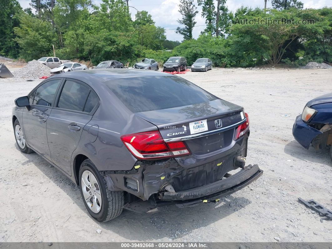 2015 Honda Civic Lx Black vin: 19XFB2F52FE284878