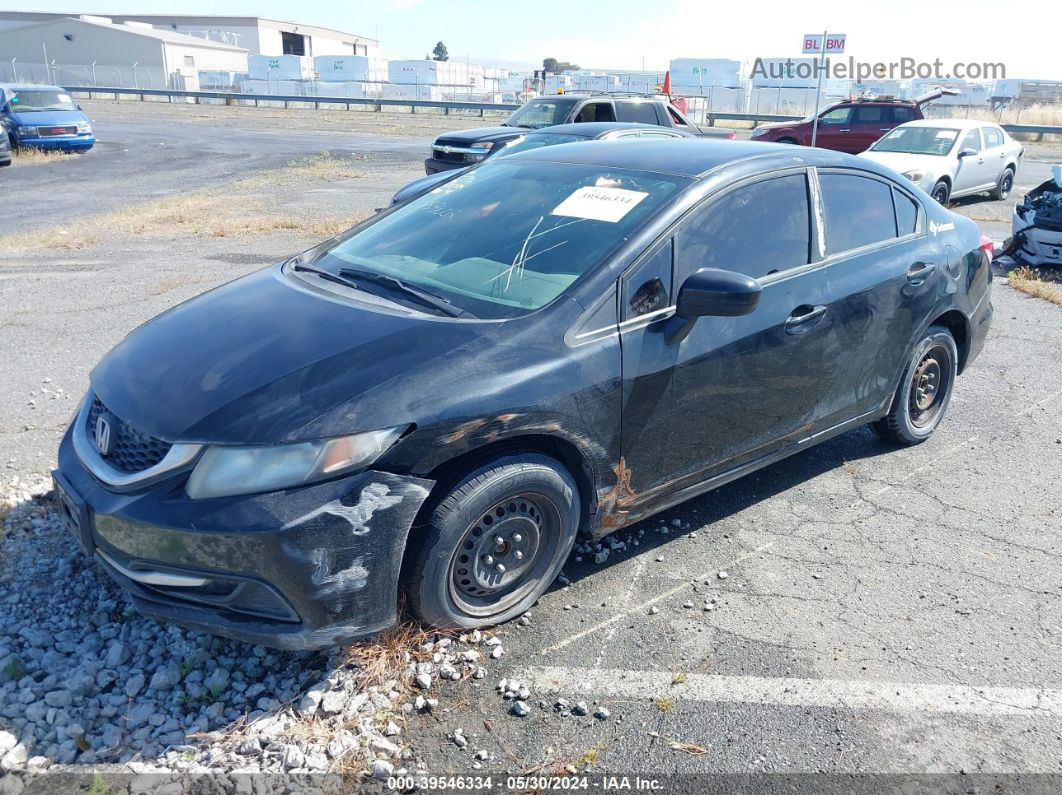 2015 Honda Civic Lx Black vin: 19XFB2F52FE706762