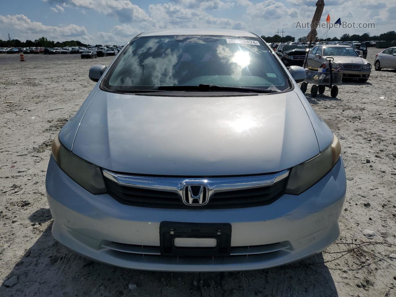 2012 Honda Civic Lx Blue vin: 19XFB2F53CE007426