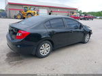 2012 Honda Civic Lx Black vin: 19XFB2F53CE056075