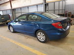 2012 Honda Civic Lx Blue vin: 19XFB2F53CE067044