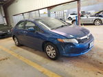 2012 Honda Civic Lx Blue vin: 19XFB2F53CE067044