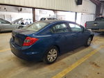 2012 Honda Civic Lx Blue vin: 19XFB2F53CE067044