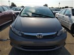 2012 Honda Civic Lx Gray vin: 19XFB2F53CE108806