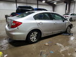 2012 Honda Civic Lx Silver vin: 19XFB2F53CE308164