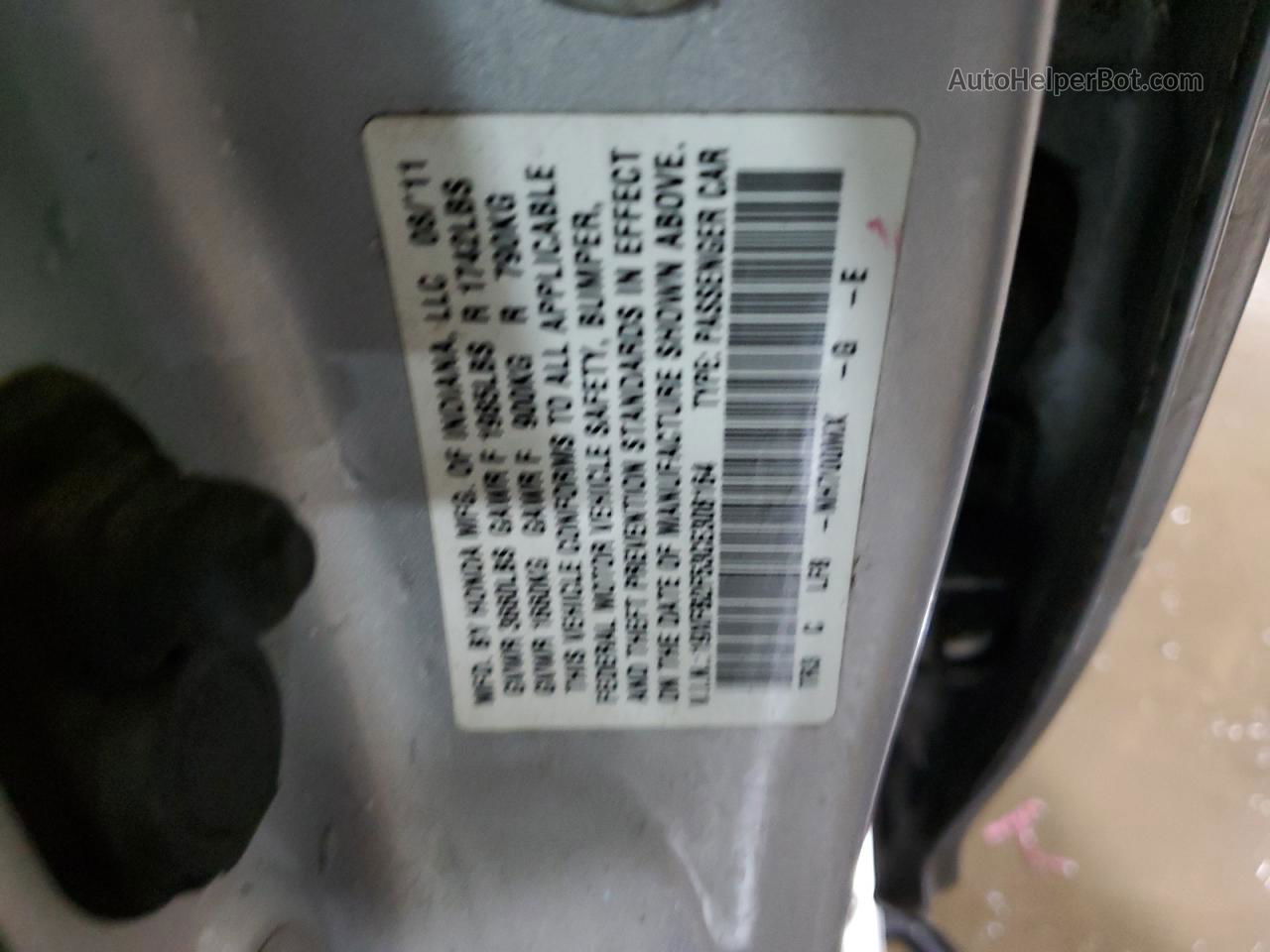 2012 Honda Civic Lx Silver vin: 19XFB2F53CE308164