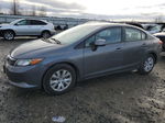 2012 Honda Civic Lx Gray vin: 19XFB2F53CE342492