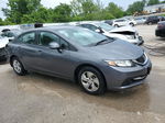 2013 Honda Civic Lx Gray vin: 19XFB2F53DE004415